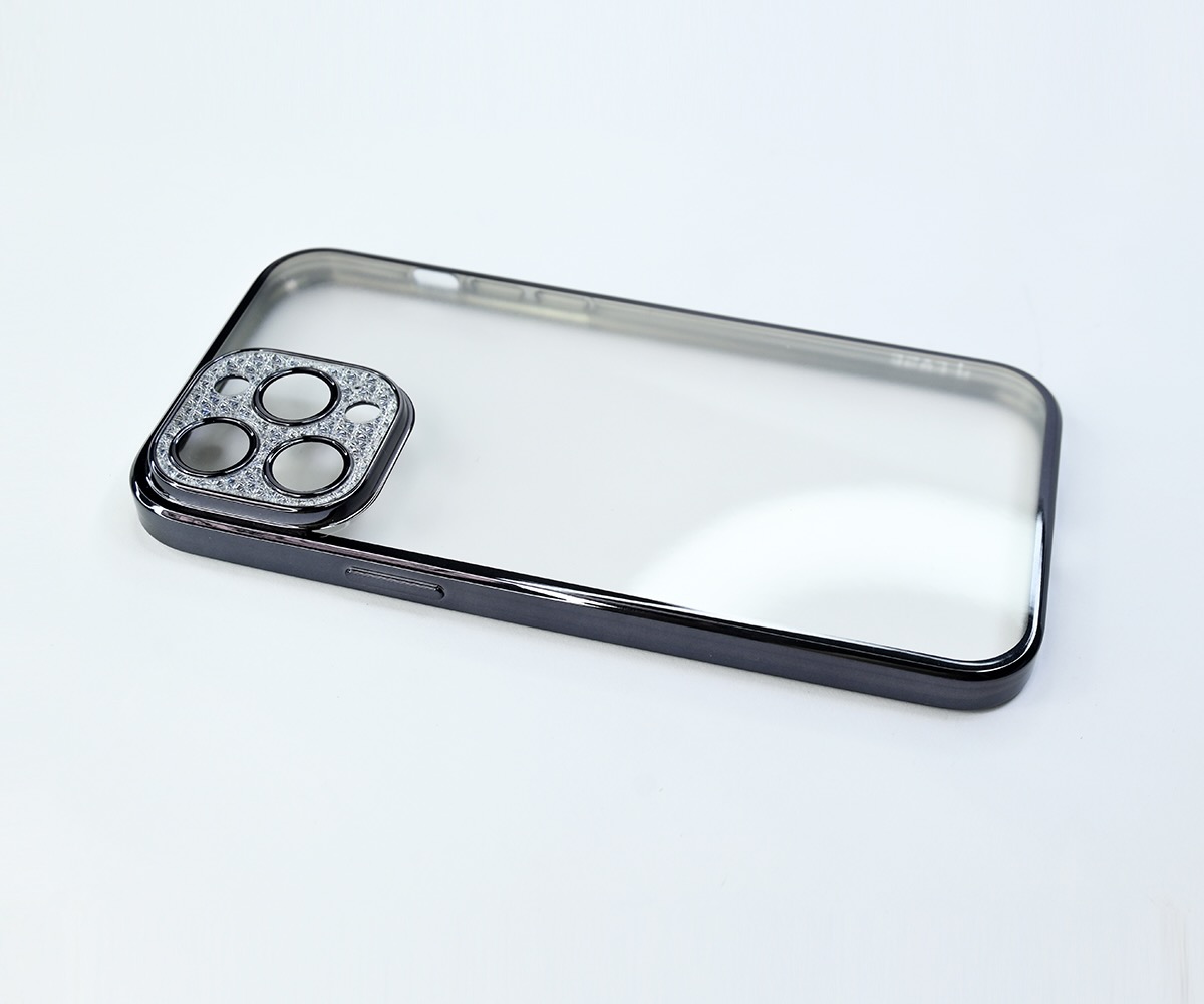 iPhone 13 Pro Max J-Case Elegant Series Black Dimond Theme