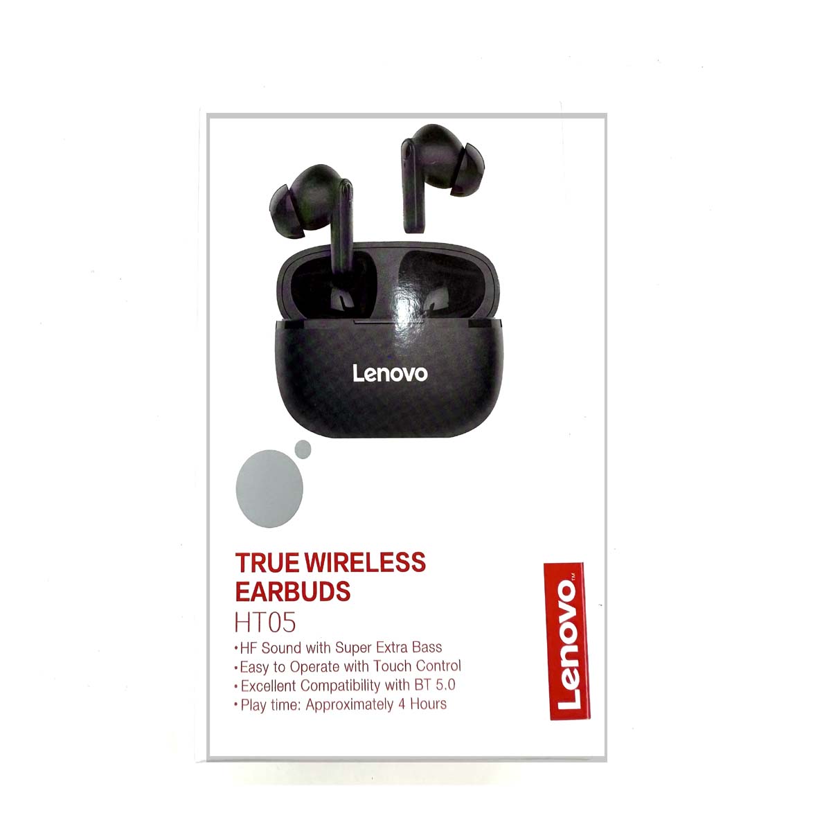 Lenovo HT05 True Wireless Earbuds-Black