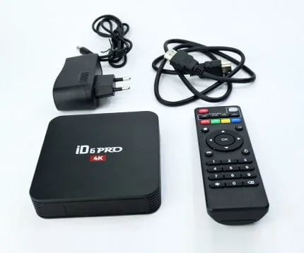 ID 6Pro Andriod Tv Box 8Gb/128Gb Original with bluetooth and 5G WiFi
