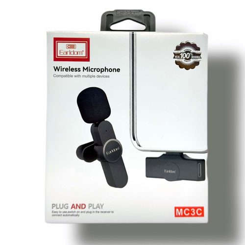 Earldom MC3C Wireless Microphone Compatible With Multiple Devices