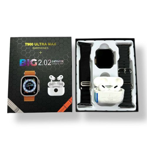 T900 ULTRA MAX 2.02 DISPLAY 2IN1 SMART WATCH+ EARBUDS