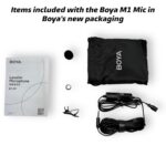 BOYA BY-M1 Omni Directional Lavalier Microphone for Smartphones Nikon DSLR Cameras Audio Recorder PC - Image 7