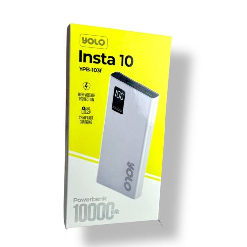 YOLO Insta 10 Power Bank 10000mAh  22.5W