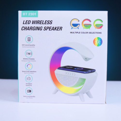 BT2301 WIRELESS CHARGING PORTABLE BLUETOOTH SPEAKER