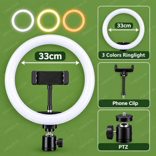 PK-330 RING LIGHT WITH 7F STAND