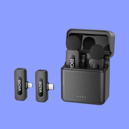 BOYA BY-V3 COMBO 2.4 GHz Dual-Channel Wireless Microphone