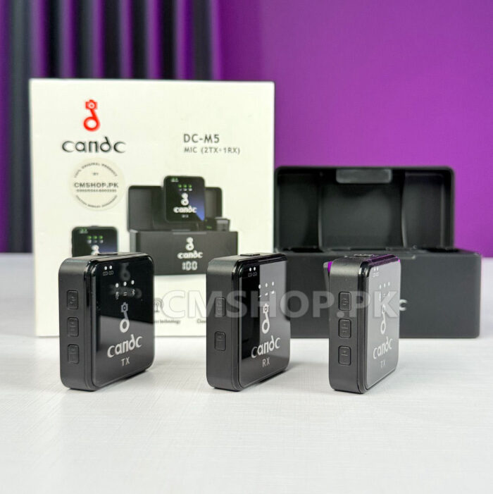Candc DC-M5 Wireless Mic (Noise Cancellation) Type-C/iPhone/3.5MM Compatible - Image 3