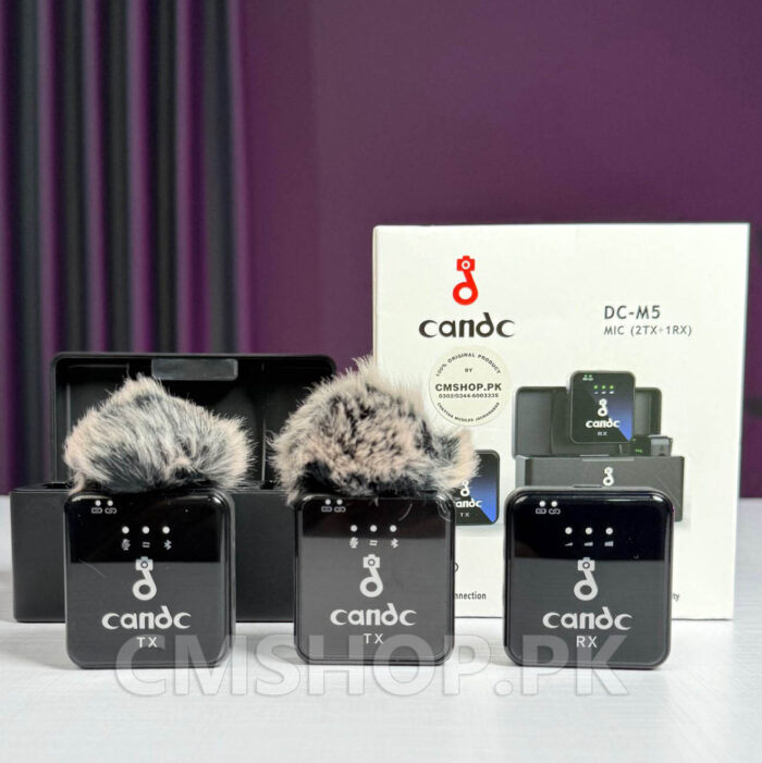 Candc DC-M5 Wireless Mic (Noise Cancellation) Type-C/iPhone/3.5MM Compatible - Image 6