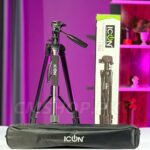 ICON 7812 Professional Overhead Tripod Plus Monopod Multipurpose For Mobiles, Mirrorless Cameras, DSLR etc - Image 4