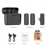 NEW J13 Type-C Dual Activate Noise Cancellation Wireless Microphone with Charging Case - Image 3