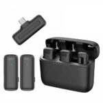 NEW J13 Type-C Dual Activate Noise Cancellation Wireless Microphone with Charging Case