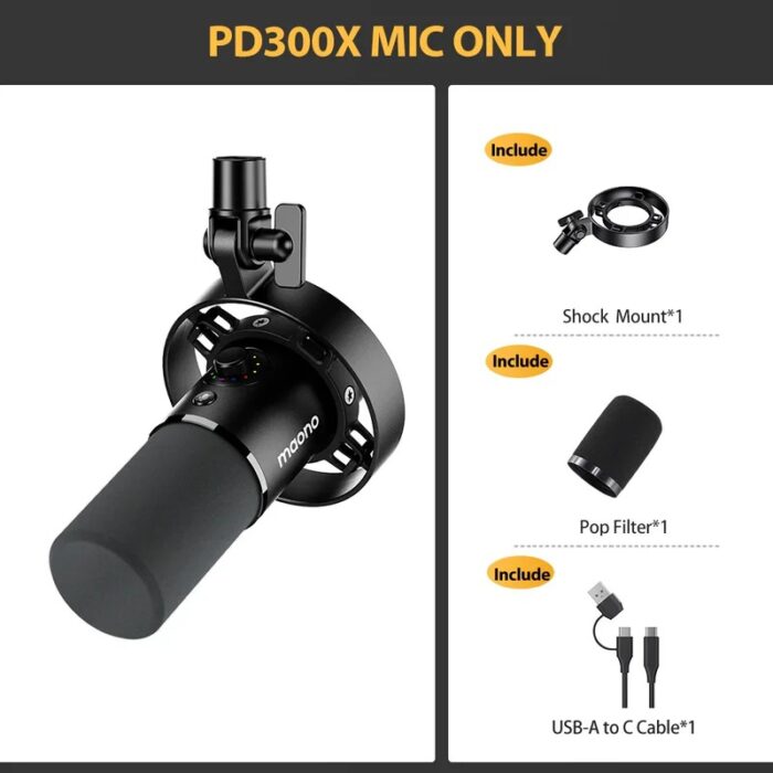 MAONO PD300X USB/XLR Dynamic Microphone - Image 2