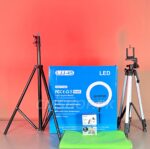 BUDGET DEAL (STANDARD PACKAGE) (45CM RINGLIGHT, BOYA M1 MIC, 330A TRIPOD, GREEN SCREEN)