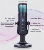Jmary MC PW9 RGB USB recording Microphone - Image 2