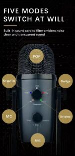Jmary MC-PW10 Professional USB Microphone For Pc & Mobile - Image 7