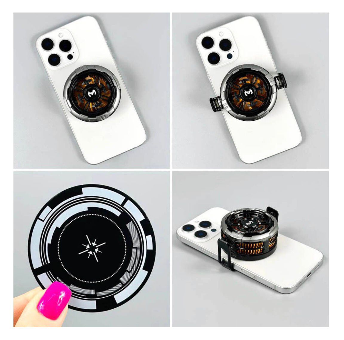 MEMO CX08 Hight Power Mobile Phone Radiator Rapid Freezing Magnetic Phone Cooler - Image 3