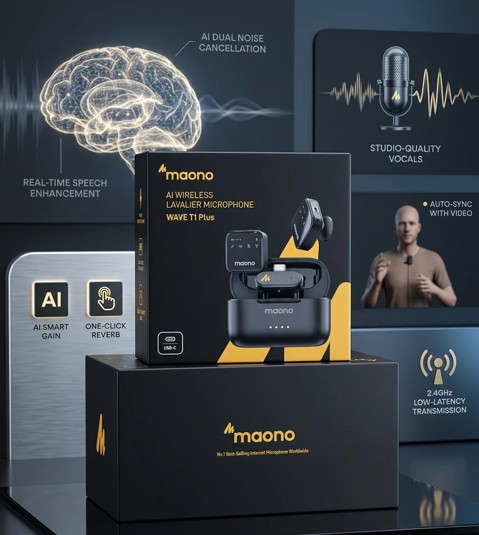 MAONO WAVE T1 PLUS PC2 MICROPHONE - Image 3