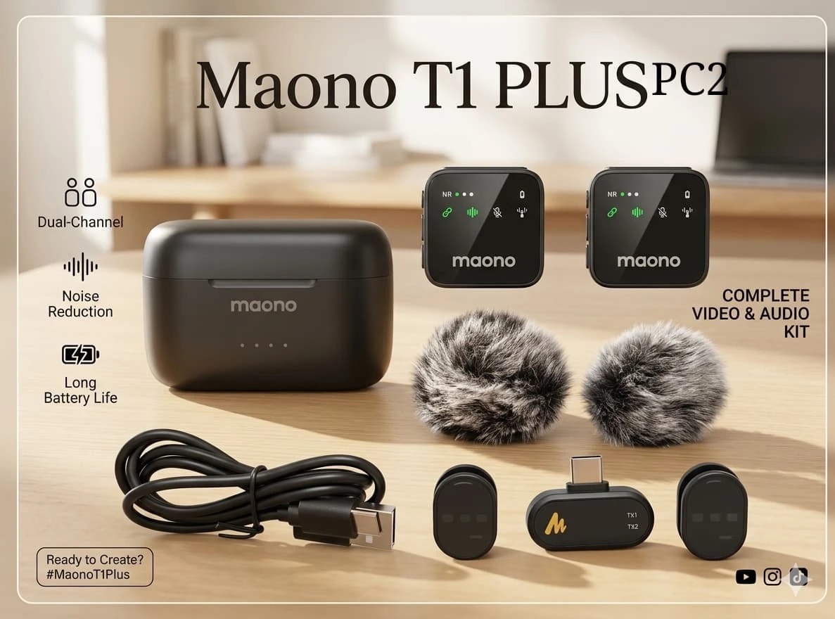 MAONO WAVE T1 PLUS PC2 MICROPHONE - Image 5