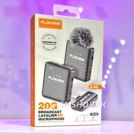 Plokama VM-60 Dual Wireless Microphone with Noise Reduction