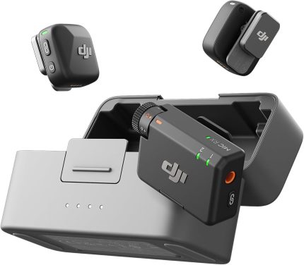 DJI Mic Mini (2 TX + 1 RX) – 2-Person Wireless Microphone