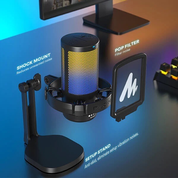 MAONO DGM20W S Wireless Gaming Microphone (With Arm Stand) - Image 2