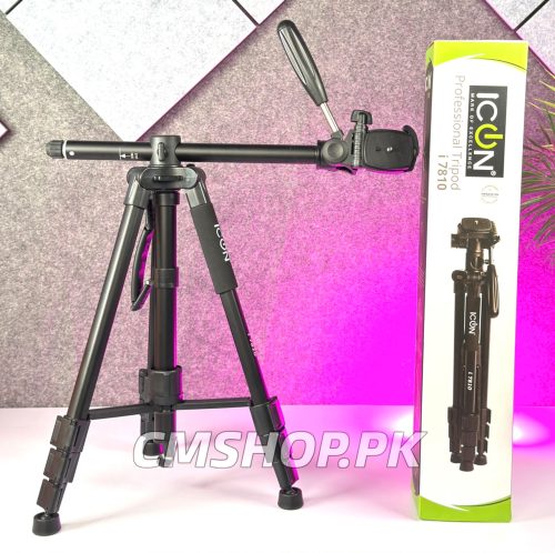 ICON 7810 Professional Overhead Tripod Plus Monopod For Mobiles, Mirrorless Cameras, DSLR