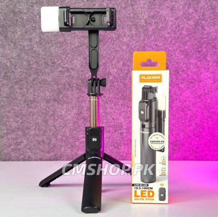 Plokama Live-K6 Selfie Stick with LED Light