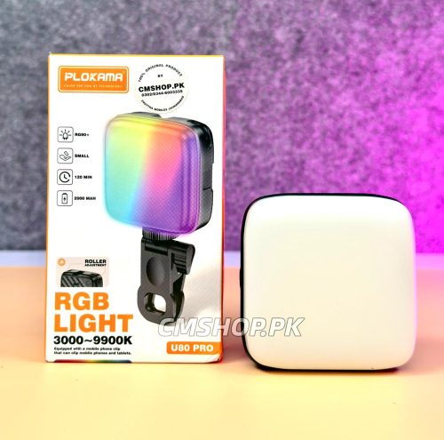 Plokama U80 Pro Portable RGB Rechargable Light