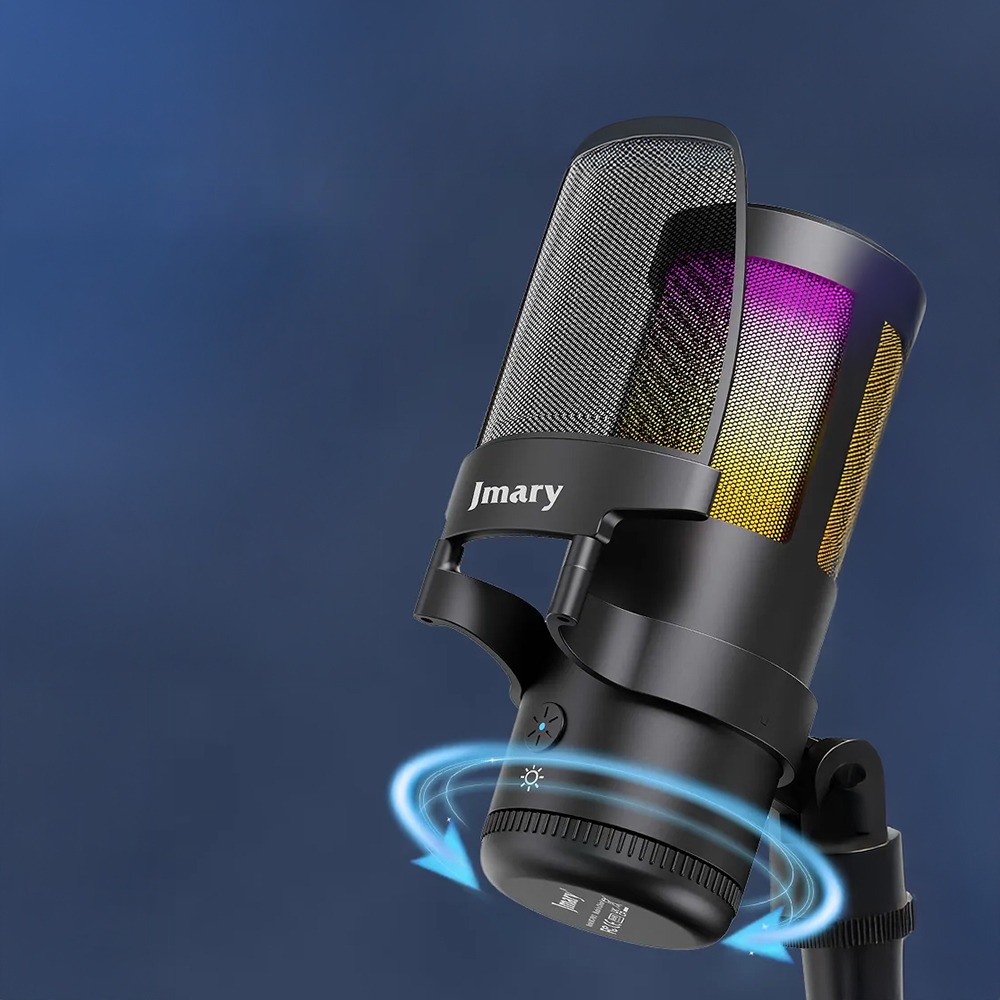 Jmary MC-PW13 RGB Professional USB Microphone with Noise Cancellation - Image 9