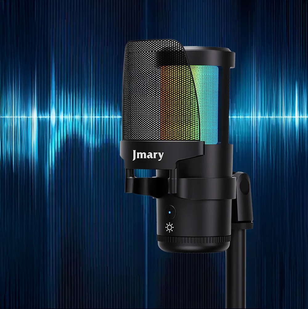 Jmary MC-PW13 RGB Professional USB Microphone with Noise Cancellation - Image 6