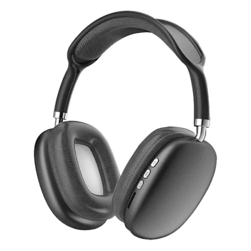 P9 Pro Max With Head Foam Headphones - BLACK